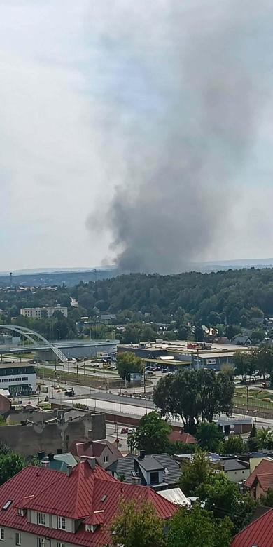 Pożar na Składowej w Starachowicach