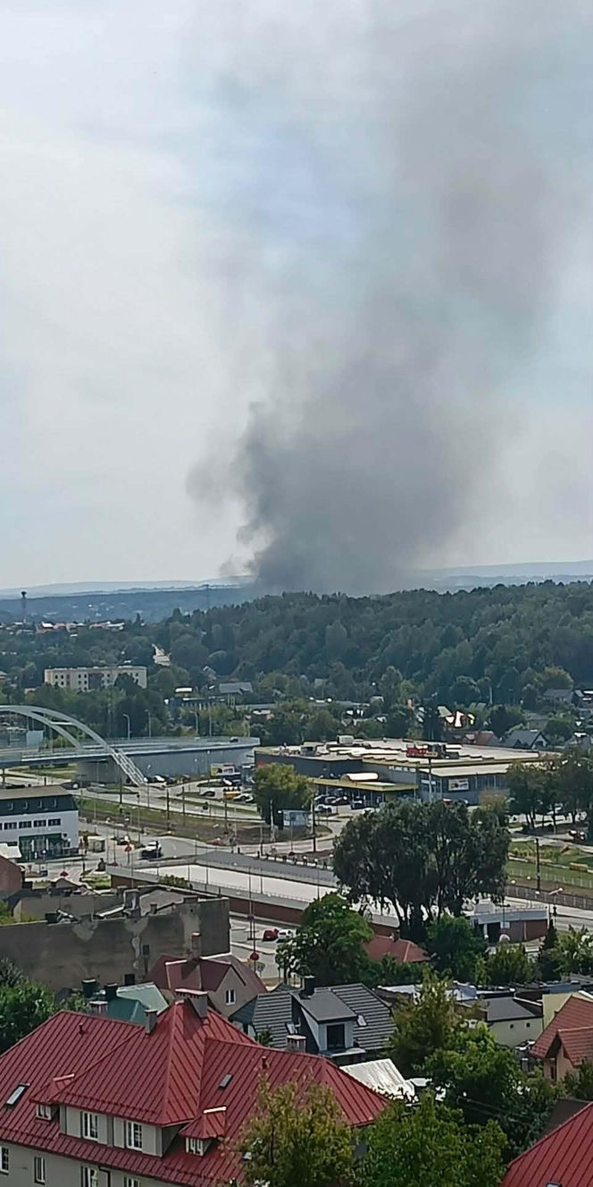 Pożar na Składowej w Starachowicach