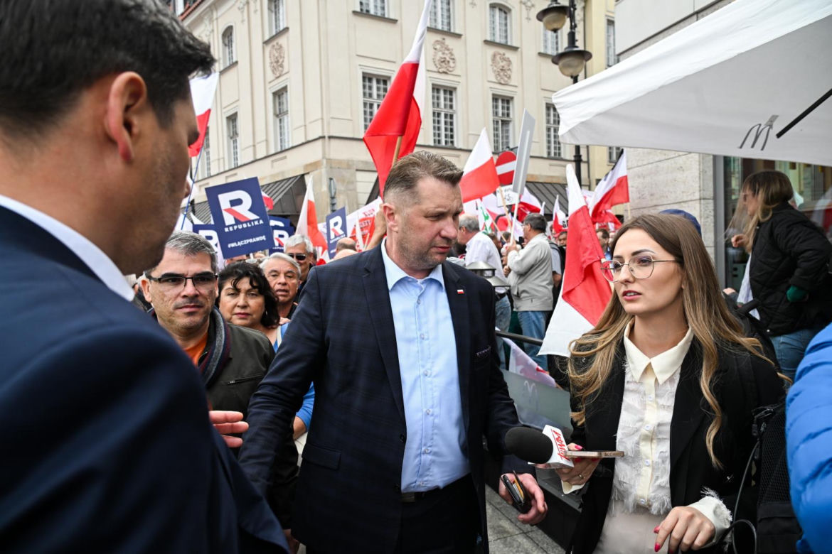 Protest w Warszawie 