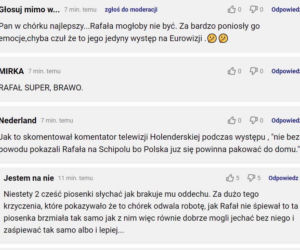 Pierwsze komentarze internautów po występie Rafała Brzozowskiego na Eurowizji 2021