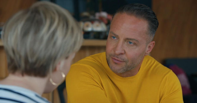 Barwy szczęścia, odcinek 3267. Sonia (Weronika Nockowska), Sebastian (Marek Krupski)