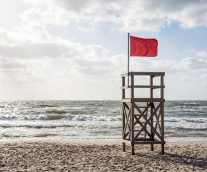 Sinice Rowy. Czy w Rowach można się kąpać 27.07? Flaga, warunki pogodowe