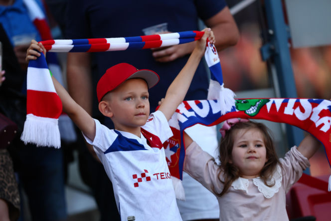 Wisła Kraków - Wieczysta Kraków: Zdjęcia kibiców i zawodników z meczu 6. kolejki PKO BP Ekstraklasy