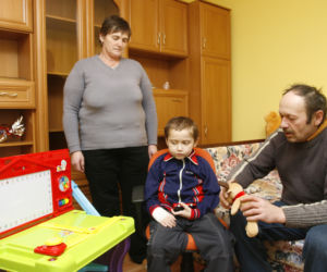Tomek wrócił do domu na święta