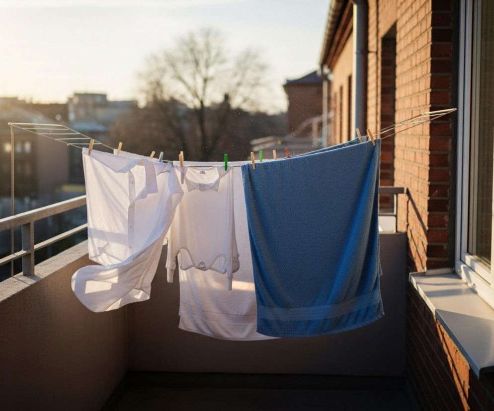 Suszysz pranie na balkonie? Weź to pod uwagę