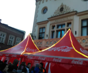 Ciężarówka Coca-Coli w Rzeszowe