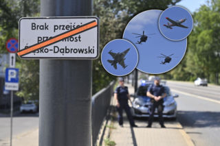 Trwają przygotowania do wielkiej defilady. Nad Warszawą przeleciały samoloty wojskowe