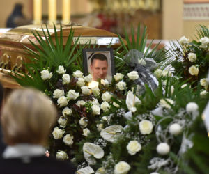  Pogrzeb Adama  we Włocławku, który zginął na Sokratesa