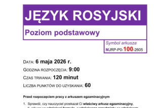 Matura 2026 rosyjski 06.05.2025: Odpowiedzi, arkusze CKE: Pełne omówienie zadań z matury z języka rosyjskiego