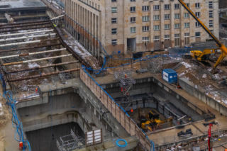 Łódzki Dom Kultury - wciąż jest częścią placu budowy