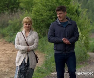 M jak miłość odc. 1452. Janek (Tomas Kollarik), Sonia (Barbara Wypych)