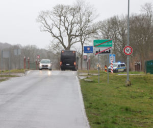 Świnoujście: Niemiecki autokar nie został wpuszczony do Polski