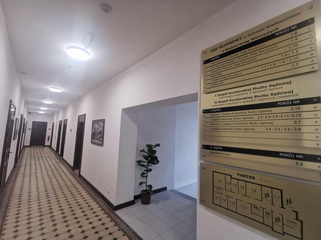 Drugi budynek sądu po remoncie