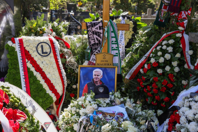 Tak wygląda grób Jacka Magiery dwa dni po pogrzebie