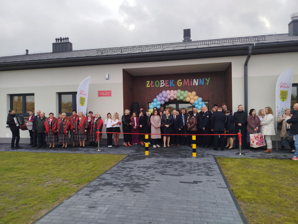 Otwarcie pierwszego publicznego Żłobka Gminnego w Wiśniewie. Z placówki korzysta ok. 30 dzieci