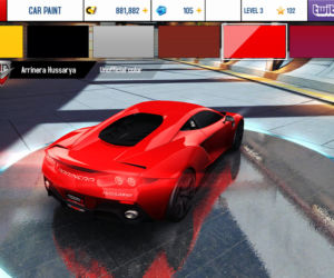 Arrinera Hussarya w grze Asphalt 8: Airborne