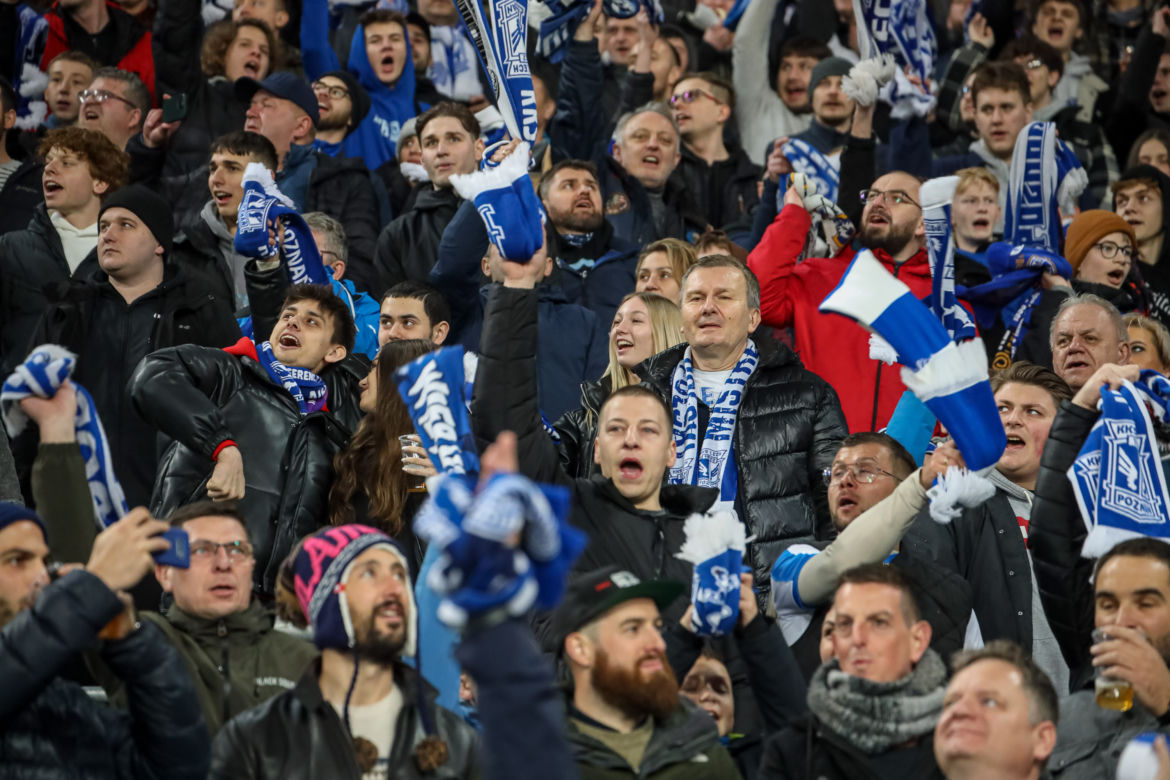 Lech - Fiorentina w obiektywie. Kibice bawili się świetnie