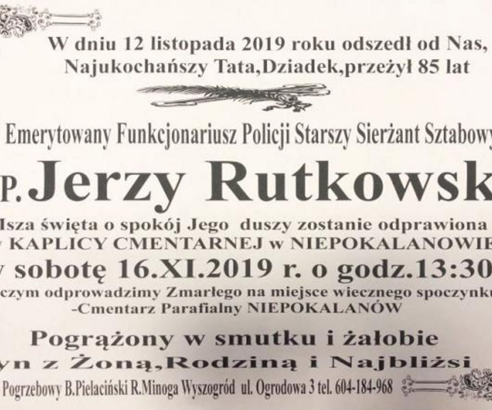 Pogrzeb ojca Krzysztofa Rutkowskiego