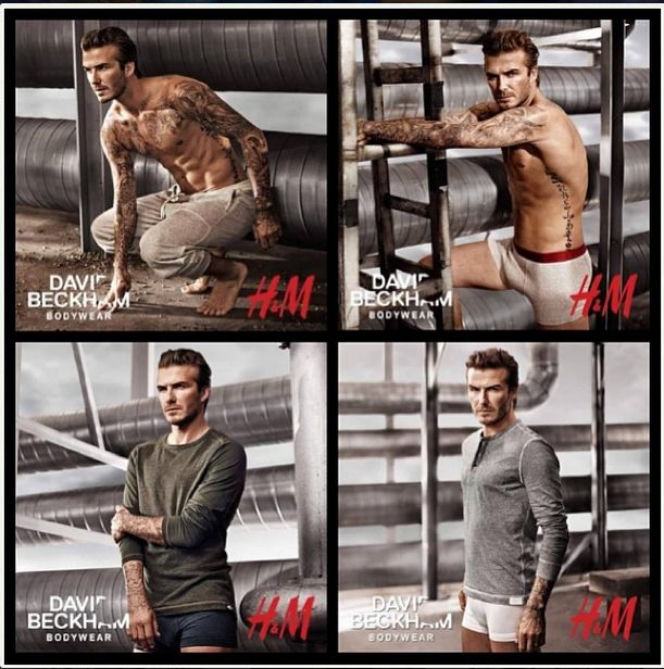 David Beckham biega w majtkach w reklamie H&M