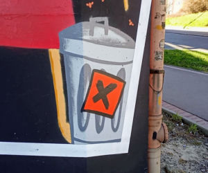 Polak i Ukrainiec wspólnie sprzątają świat. Nowy antywojenny mural w Szczecinie