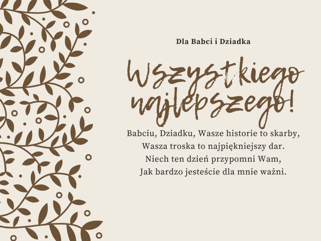 Dzień Babci i Dziadka