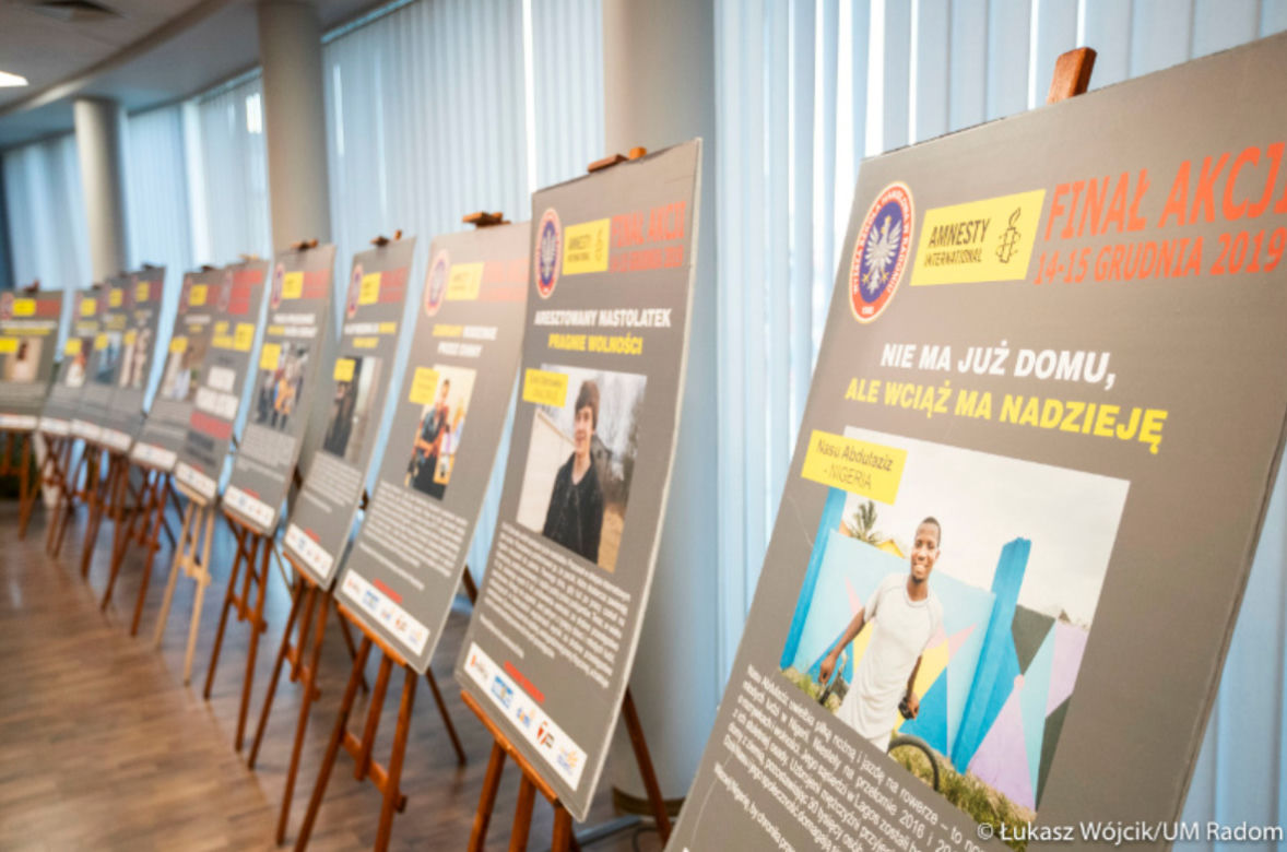 Radom dołącza do akcji Amnesty. 