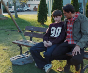 M jak miłość odc. 1921. Franek (Jarosław Śmigielski), jego ojczym (Marcin Sitek)