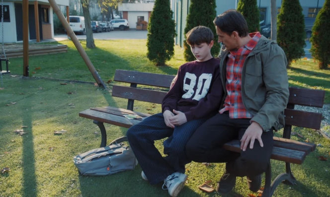 M jak miłość odc. 1921. Franek (Jarosław Śmigielski), jego ojczym (Marcin Sitek)