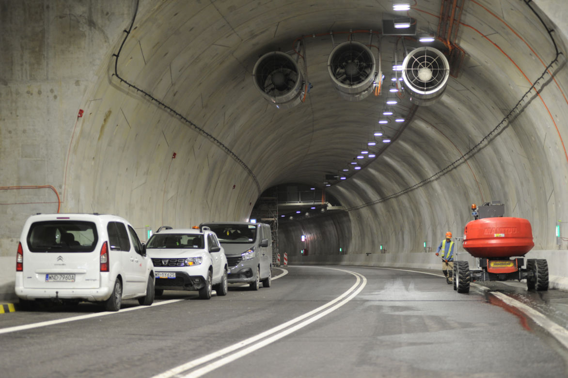 Tunel drogowy w Świnoujściu przed otwarciem
