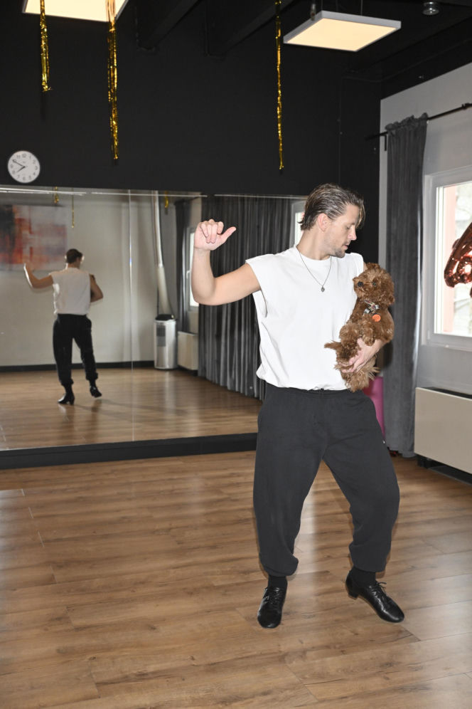 Sebastian Fabijański na probach do "Tańca z Gwiazdami"