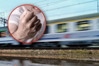 Chwile grozy w pociągu PKP Intercity. Agresywny pasażer rzucił się z pięściami na sokistę. 