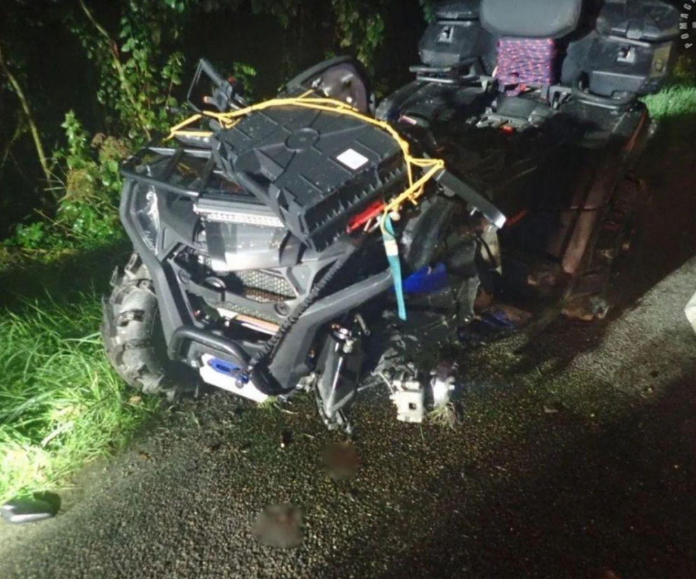 Pijany i naćpany wiózł na quadzie sąsiada i jego 9-letniego syna