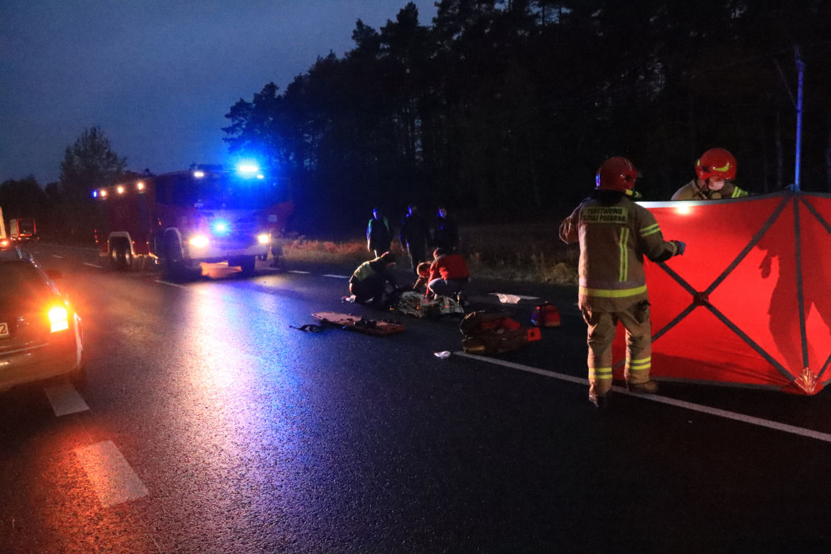 Śmiertelne potrącenie przez ciężarówkę