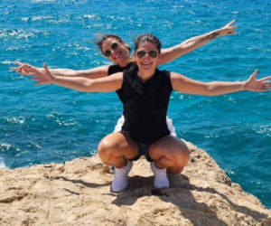 Anna Kaczmar z żoną - Anną Turowską