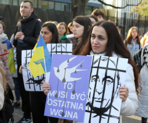  Stop finansowaniu wojen. Manifestacja w Warszawie