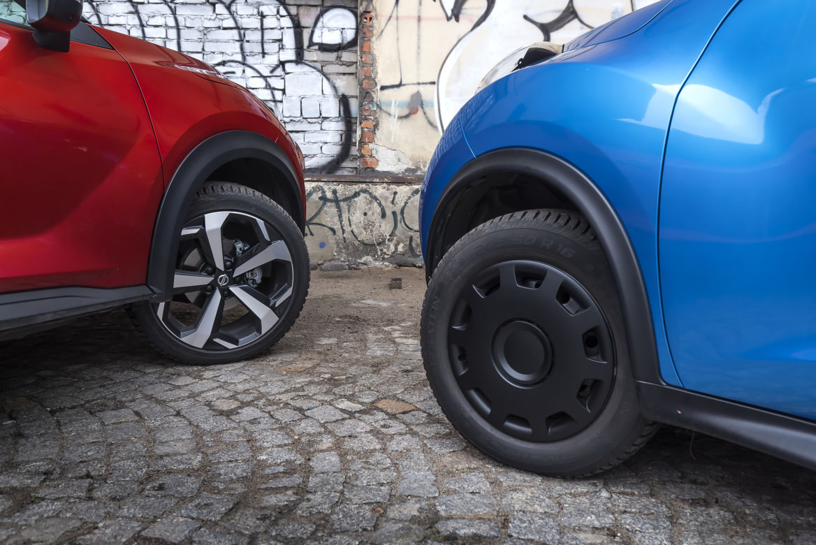 Nissan Juke pierwszej i drugiej generacji 