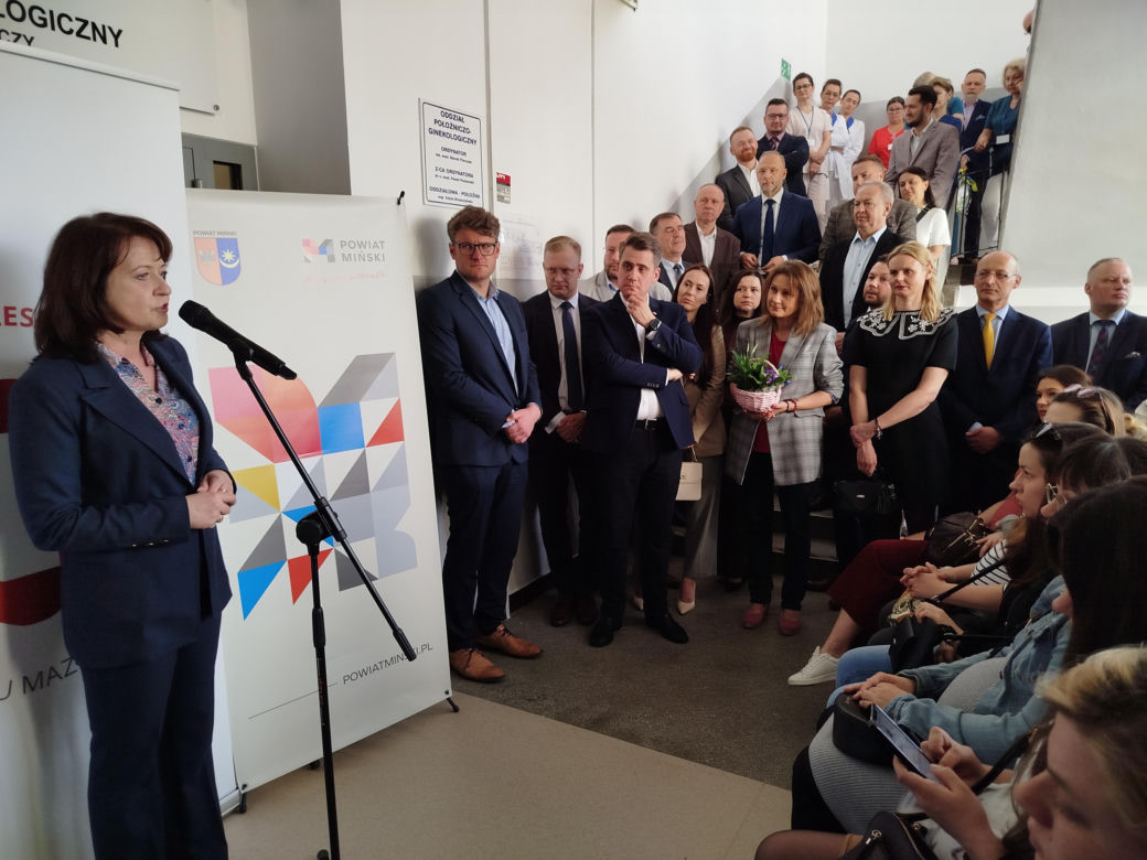 Odnowiony oddział noworodkowy wraz z częścią położniczą w mińskim szpitalu zapewni ciężarnym, rodzącym i maluchom nowoczesne warunki