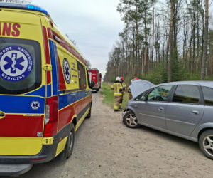 Wypadek na drodze Starachowice - Lubienia