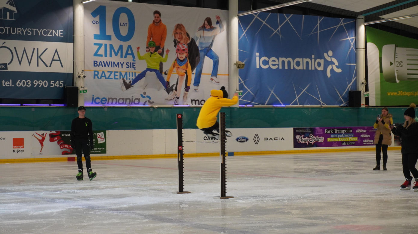 Laser Party na Icemanii! Mieszkańcy Lublina wyjechali na lód
