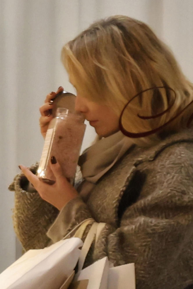 Anna Kalczyńska na zakupach