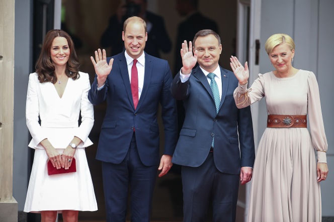 Kate i William w Polsce - zdjęcia. Kto się z nimi spotkał?