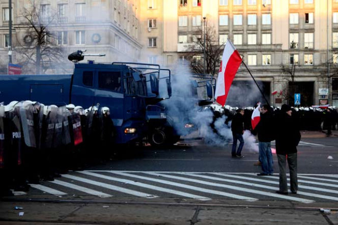Zamieszki w Warszawie