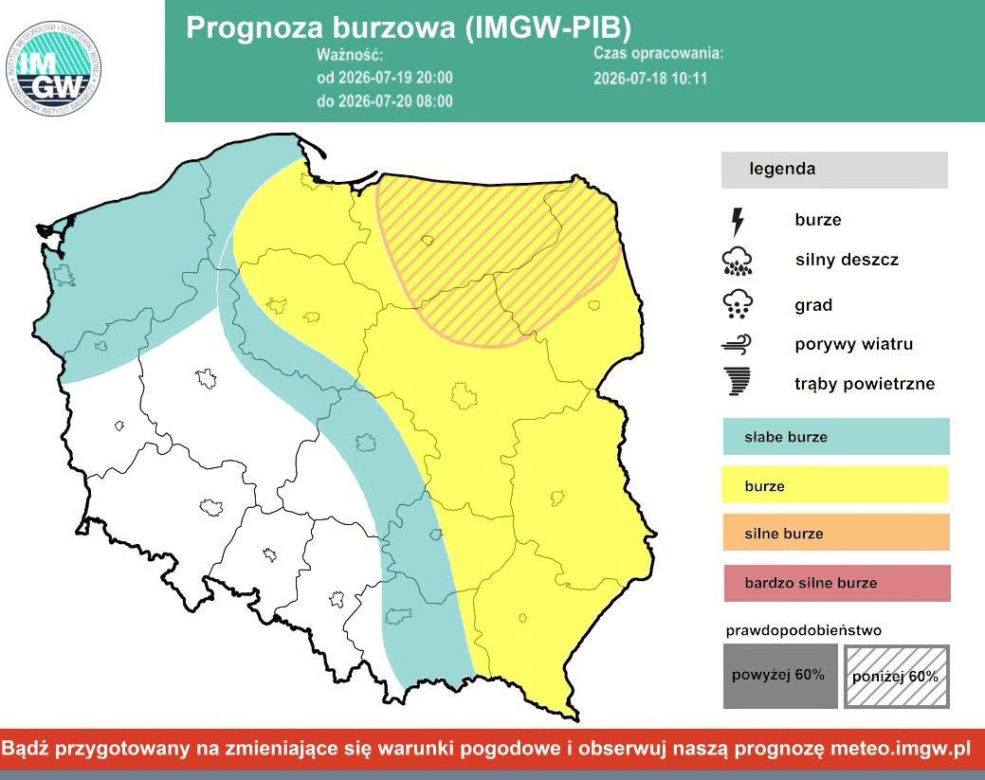 Bydgoszcz pod wodą po gwałtownej burzy. Zalane ulice, kilkadziesiąt interwencji