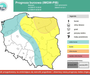 Bydgoszcz pod wodą po gwałtownej burzy. Zalane ulice, kilkadziesiąt interwencji