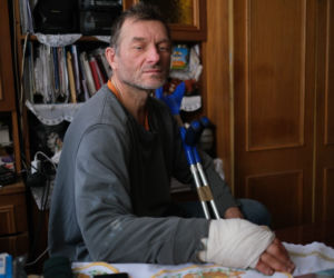 Pan Zbigniew prawie stracił rękę