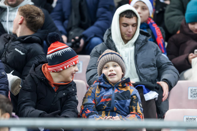 Kibice na meczu Piast Gliwice - Legia Warszawa