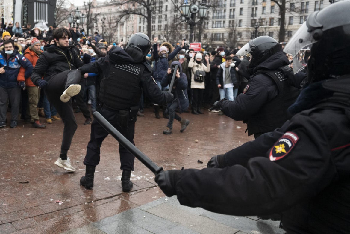 Protesty w Rosji po aresztowaniu Aleksieja Nawalnego