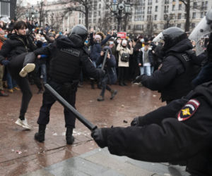 Protesty w Rosji po aresztowaniu Aleksieja Nawalnego