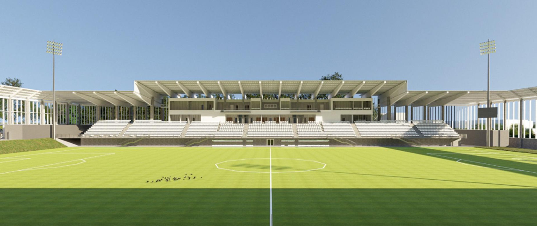Wizualizacja nowego stadionu miejskiego w Chełmie