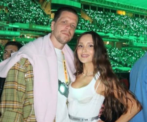 Lewandowscy i Szczęśni na koncercie Bad Bunny'ego